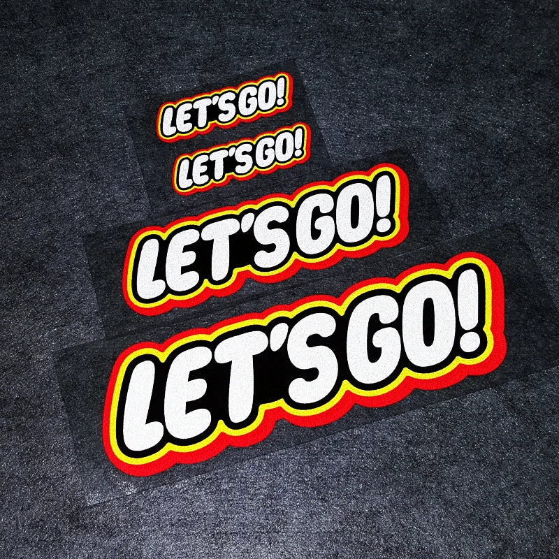 LET'SGO! Car Decal Sticker - Top JDM Store
