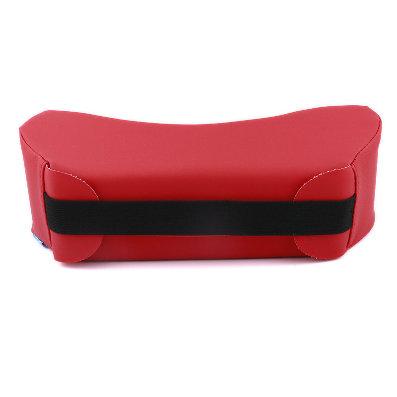 Red Leather Car Seat Memory Foam Neck Rest Cushion Pillow For TRD