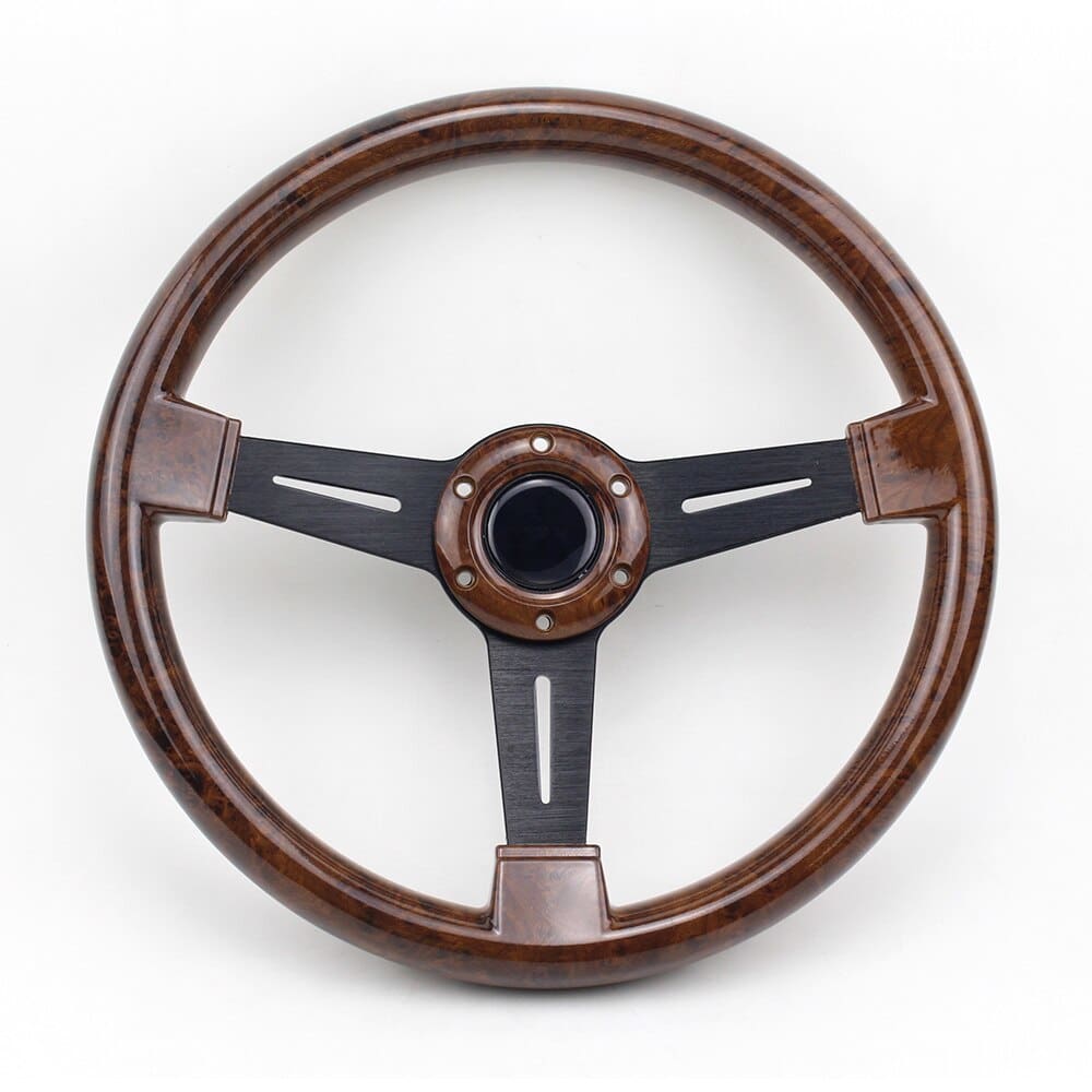 Torino Steering Wheel Wooden Texture Flat 14