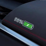 Battery Charging Sticker Decal