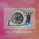 Turbocharged Snail Sticker Decal