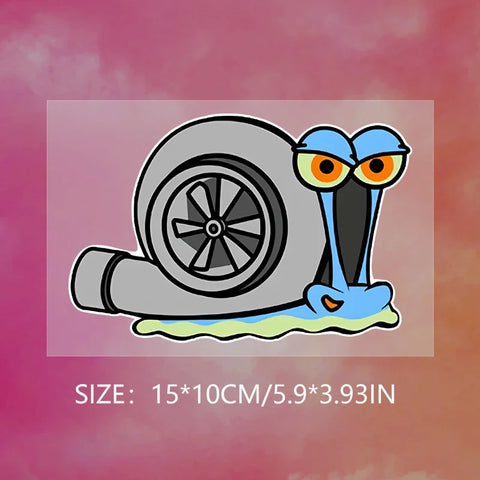 Turbocharged Snail Sticker Decal