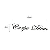 Carpe Diem Car Windshield Decal Sticker