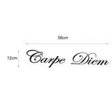 Carpe Diem Car Windshield Decal Sticker