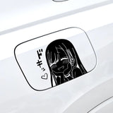 Anime Girl Admirer Decal Sticker