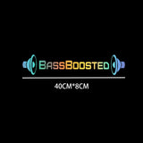 BASS BOOSTED Sticker Decal