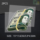 Benjamin Dollars Decal Sticker