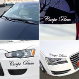 Carpe Diem Car Windshield Decal Sticker