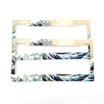 Classic Japanese Art License Plate Frame