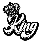 Crown King Sticker Decal