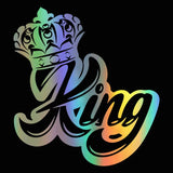 Crown King Sticker Decal