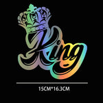 Crown King Sticker Decal