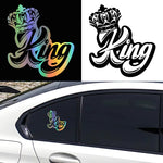 Crown King Sticker Decal