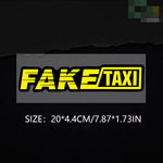 FAKE TAXI Decal Sticker