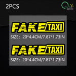 FAKE TAXI Decal Sticker