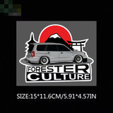 Forester Culture Sticker Decal