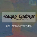 Happy Endings Sticker Decal