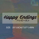 Happy Endings Sticker Decal