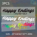 Happy Endings Sticker Decal