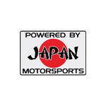 Powered by Japan Motorsports Sticker Decal