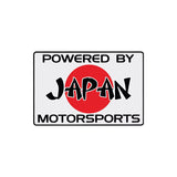 Powered by Japan Motorsports Sticker Decal