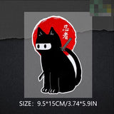 Ninja Cat Sticker Decal