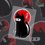 Ninja Cat Sticker Decal