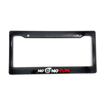 NO BOOST NO FUN License Plate Frame