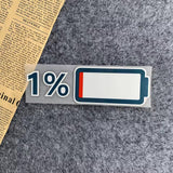 Battery Charging Sticker Decal