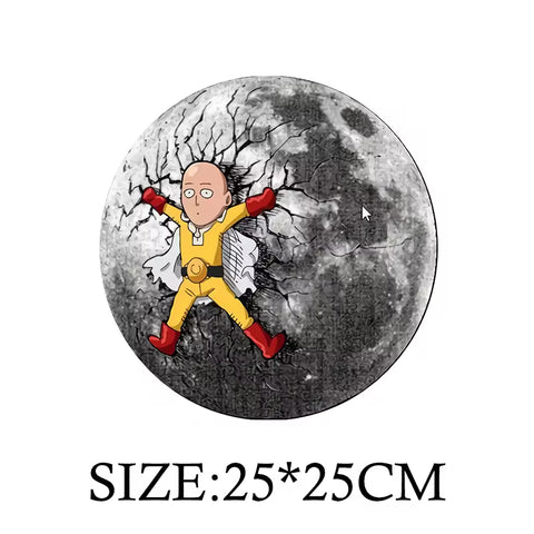 1 Punch Man Moon Sticker