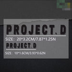 PROJECT.D Sticker Decal