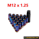 RAYS 17HEX Burned Blue Lug Nuts 43mm