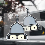 Robot Eyes Decal Sticker