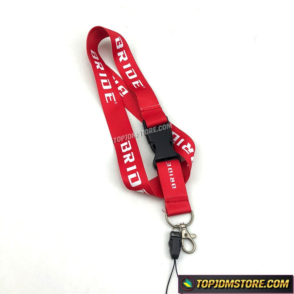 Bride Racing Lanyard Red - Top JDM Store