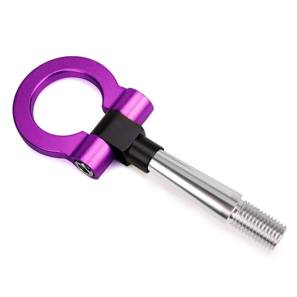1pc Stick-on Round Purple Car Tow Hook Suitable For All Cars